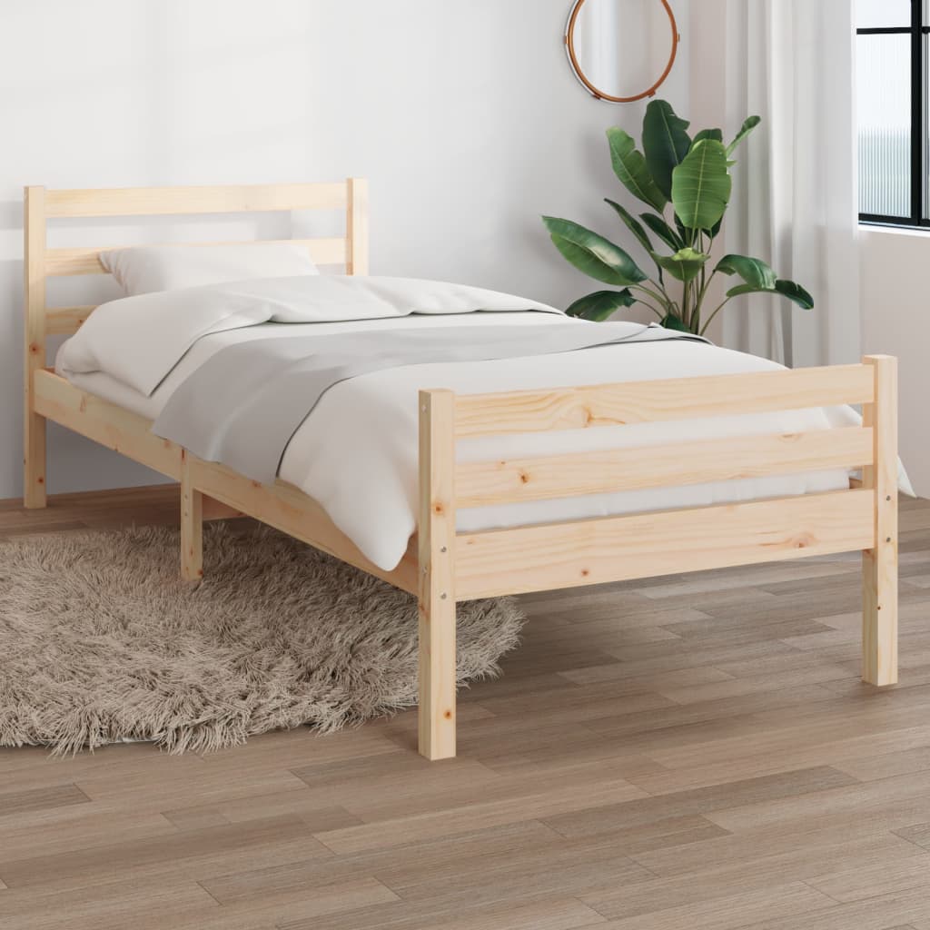 Bedframe massief hout 100x200 cm is nu te koop bij PeponiXL, paradijselijk wonen!