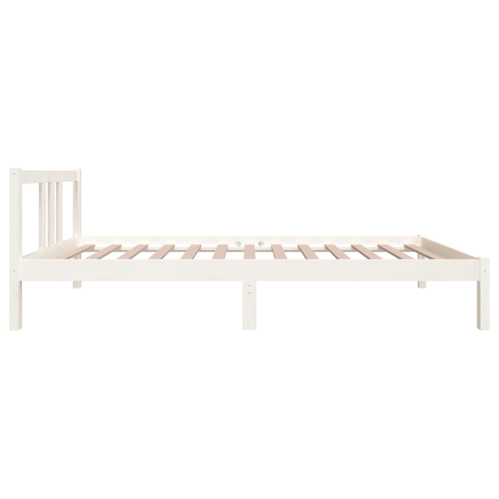 Bedframe massief hout wit 90x200 cm is nu te koop bij PeponiXL, paradijselijk wonen!
