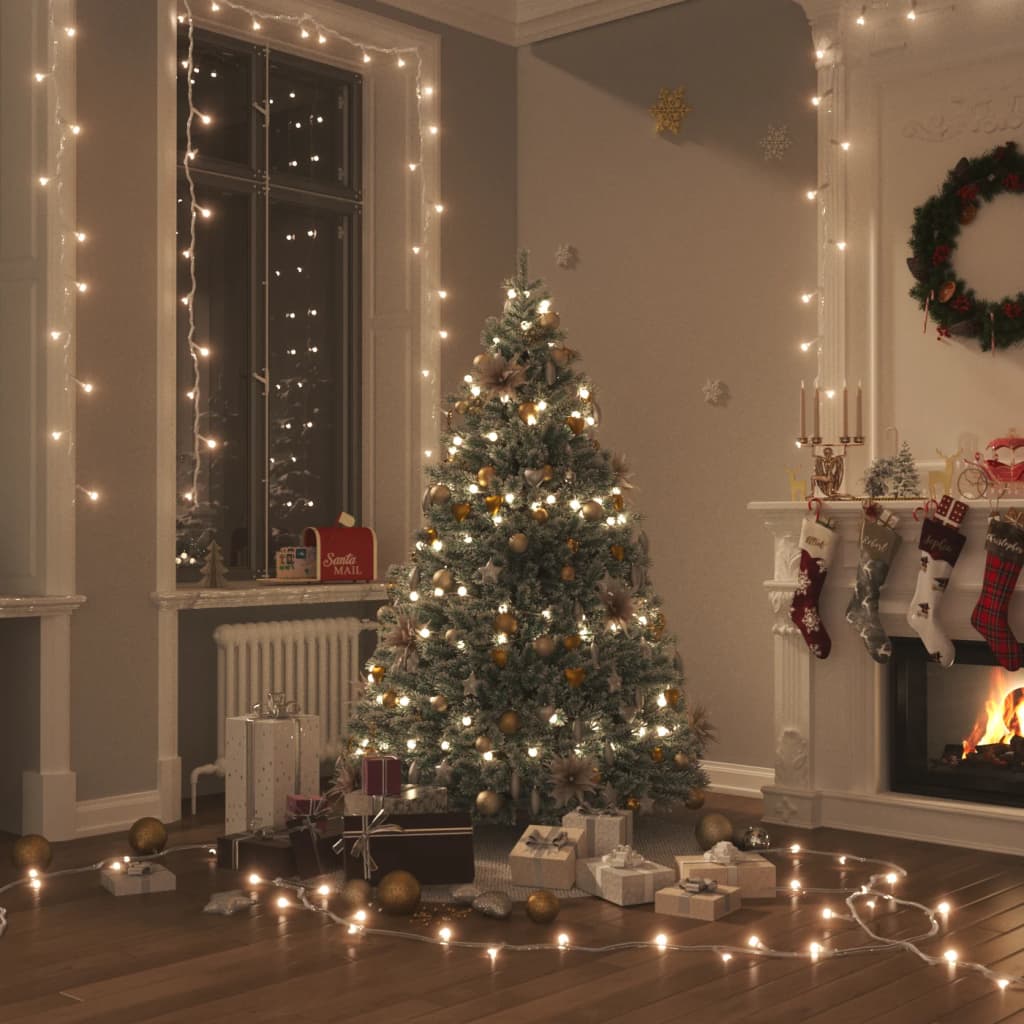 Lichtslinger met 150 LED's warmwit 15 m PVC is nu te koop bij PeponiXL, paradijselijk wonen!