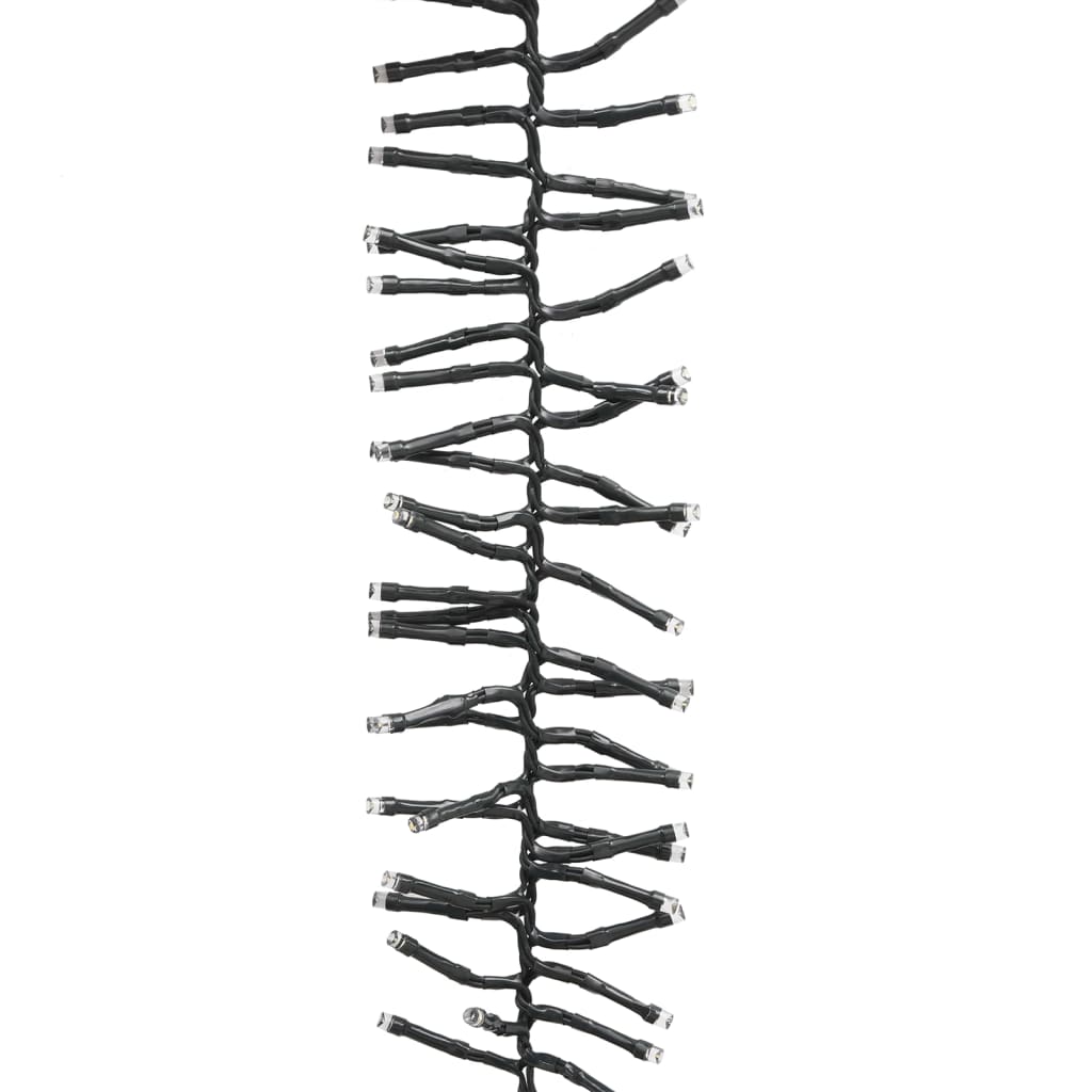 Lichtslinger cluster met 400 LED's koudwit 7,4 m PVC is nu te koop bij PeponiXL, paradijselijk wonen!