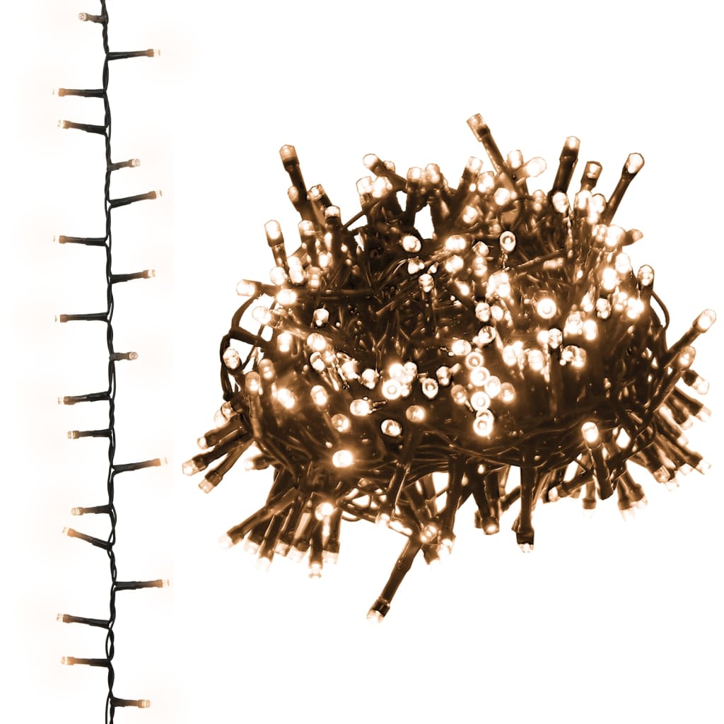 Lichtslinger compact met 400 LED's warmwit 13 m PVC is nu te koop bij PeponiXL, paradijselijk wonen!