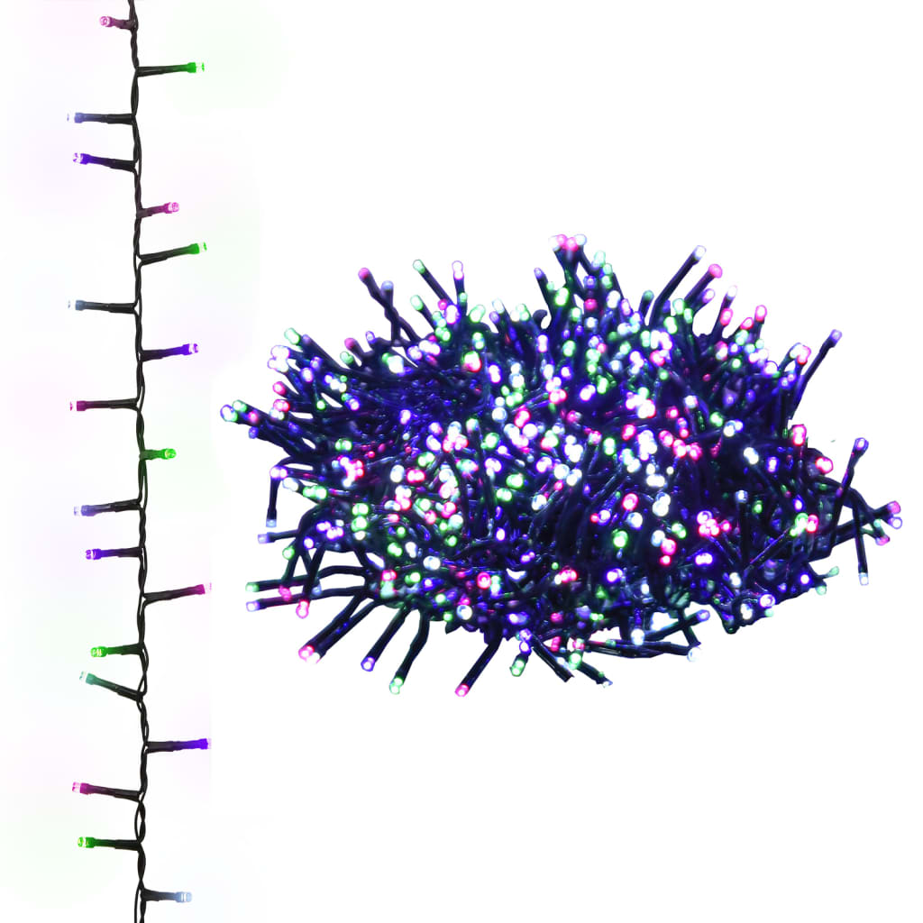 Lichtslinger compact met 3000 LED's pastel meerkleurig 65 m PVC is nu te koop bij PeponiXL, paradijselijk wonen!