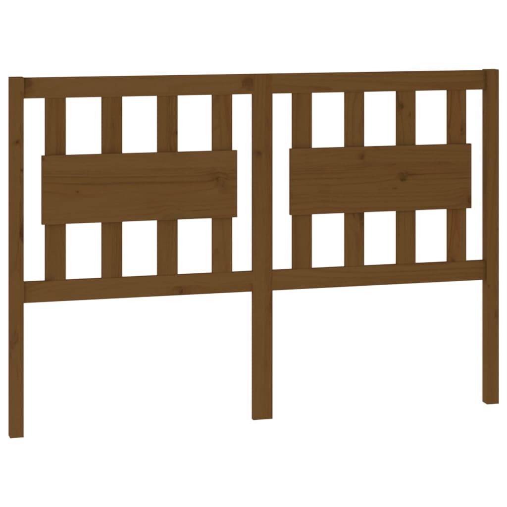 Hoofdbord 125,5x4x100 cm massief grenenhout honingbruin is nu te koop bij PeponiXL, paradijselijk wonen!