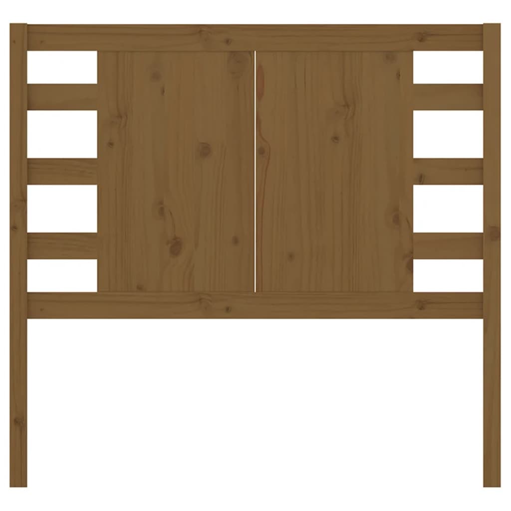 Hoofdbord 81x4x100 cm massief grenenhout honingbruin is nu te koop bij PeponiXL, paradijselijk wonen!