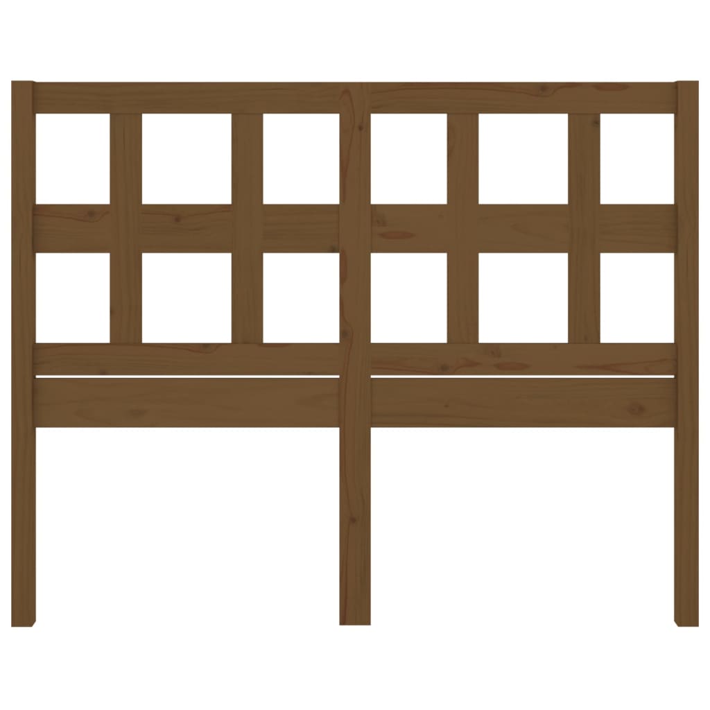 Hoofdbord 125,5x4x100 cm massief grenenhout honingbruin is nu te koop bij PeponiXL, paradijselijk wonen!