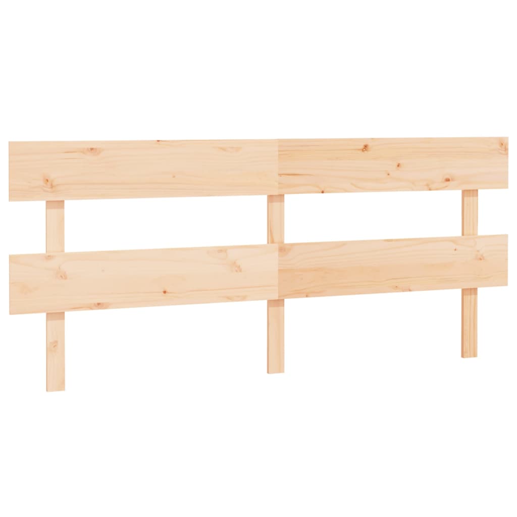 Hoofdbord 204x3x81 cm massief grenenhout is nu te koop bij PeponiXL, paradijselijk wonen!