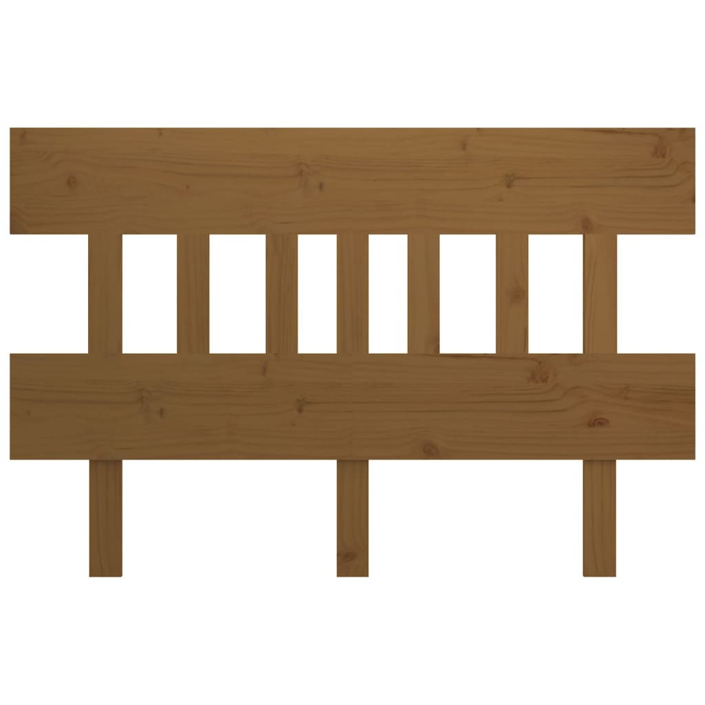 Hoofdbord 203,5x3x81 cm massief grenenhout honingbruin is nu te koop bij PeponiXL, paradijselijk wonen!