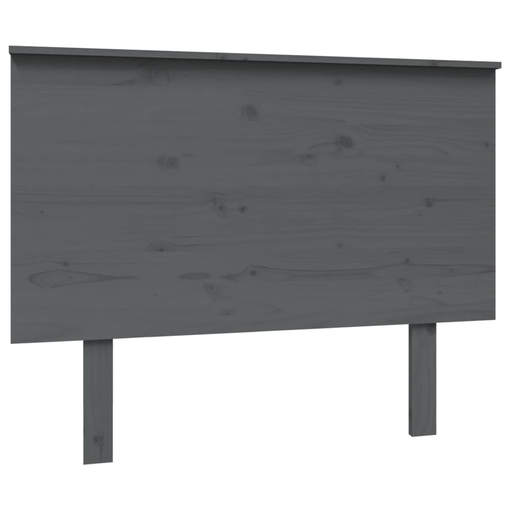 Hoofdbord 104x6x82,5 cm massief grenenhout grijs is nu te koop bij PeponiXL, paradijselijk wonen!
