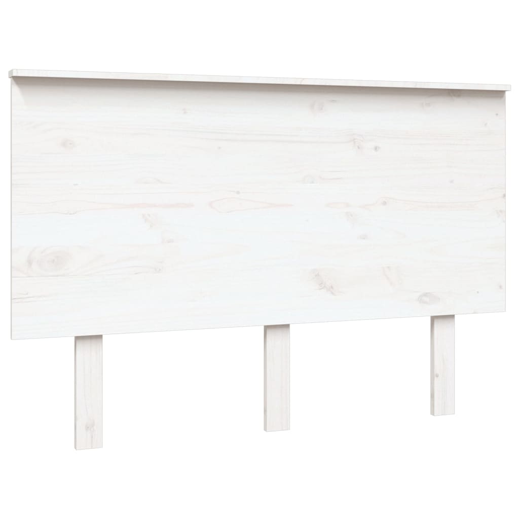Hoofdbord 124x6x82,5 cm massief grenenhout wit is nu te koop bij PeponiXL, paradijselijk wonen!