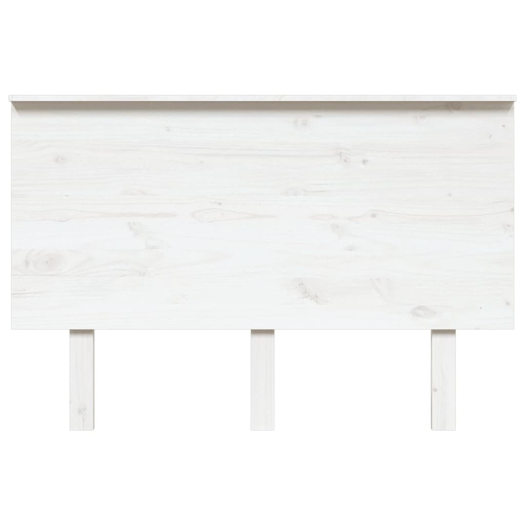 Hoofdbord 124x6x82,5 cm massief grenenhout wit is nu te koop bij PeponiXL, paradijselijk wonen!