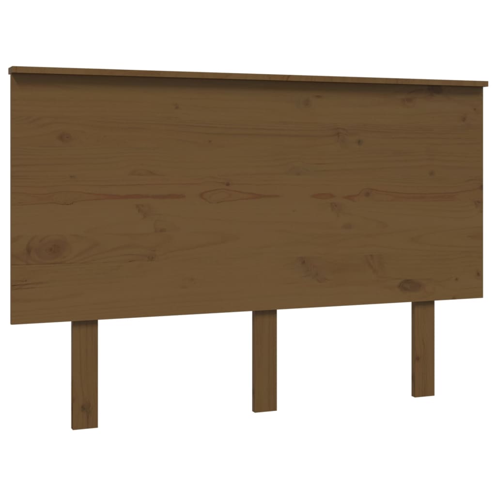 Hoofdbord 124x6x82,5 cm massief grenenhout honingbruin is nu te koop bij PeponiXL, paradijselijk wonen!