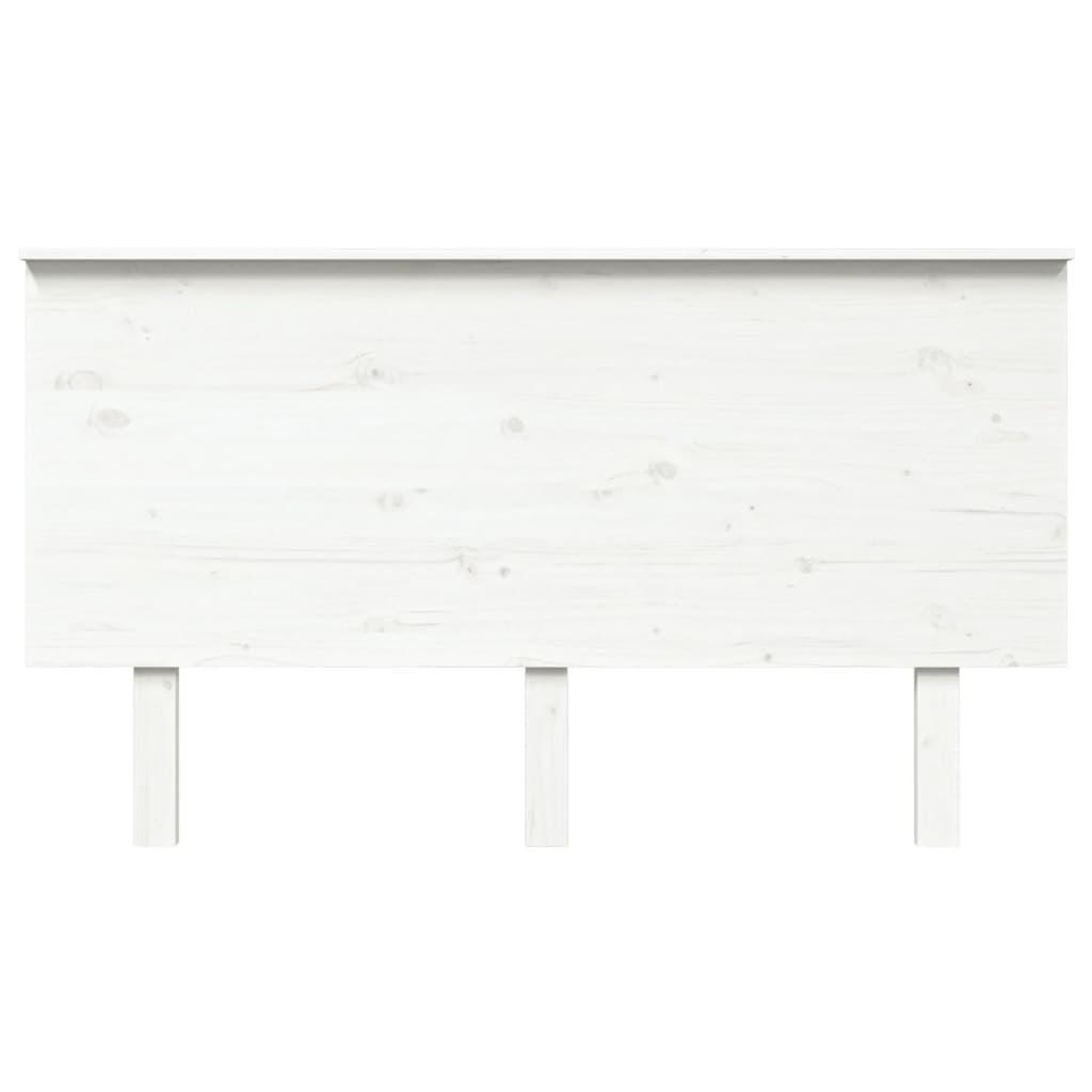 Hoofdbord 144x6x82,5 cm massief grenenhout wit is nu te koop bij PeponiXL, paradijselijk wonen!