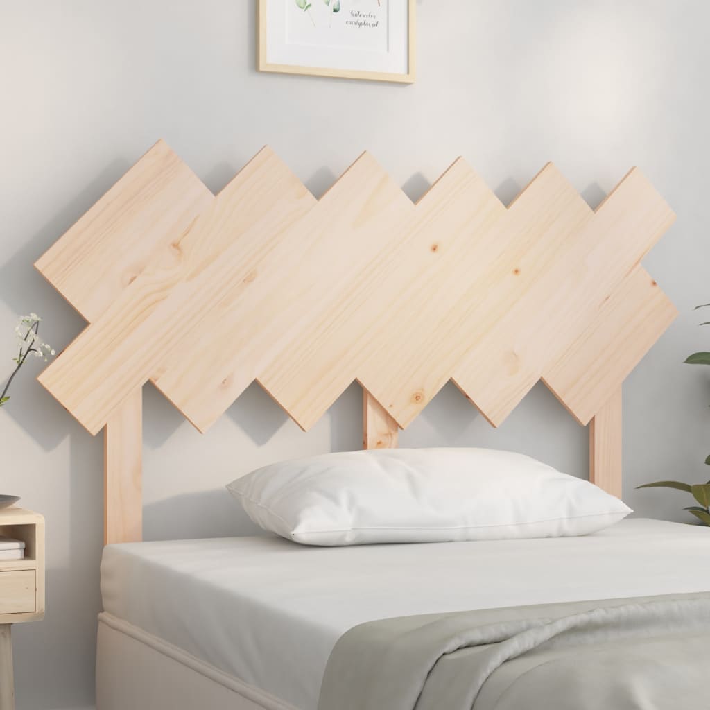Hoofdbord 122,5x3x80,5 cm massief grenenhout is nu te koop bij PeponiXL, paradijselijk wonen!