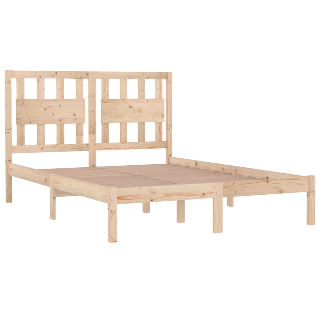 Bedframe massief grenenhout 120x190 cm is nu te koop bij PeponiXL, paradijselijk wonen!