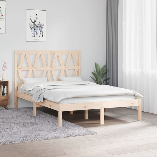 Bedframe massief grenenhout 120x190 cm is nu te koop bij PeponiXL, paradijselijk wonen!