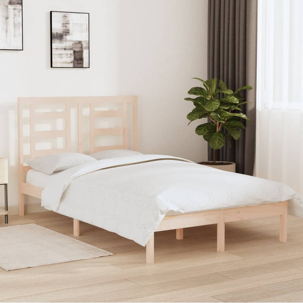 Bedframe massief hout 120x190 cm is nu te koop bij PeponiXL, paradijselijk wonen!
