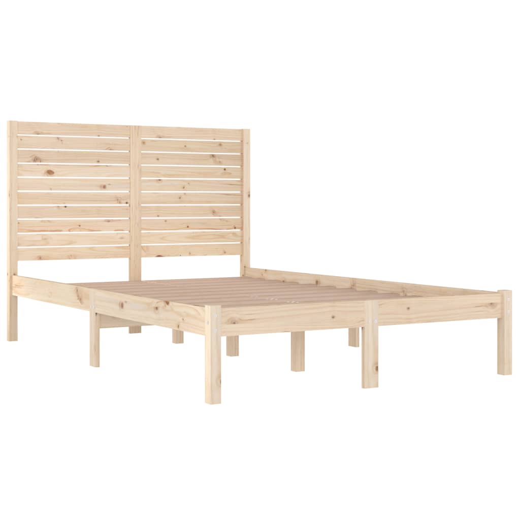 Bedframe massief hout 120x190 cm is nu te koop bij PeponiXL, paradijselijk wonen!