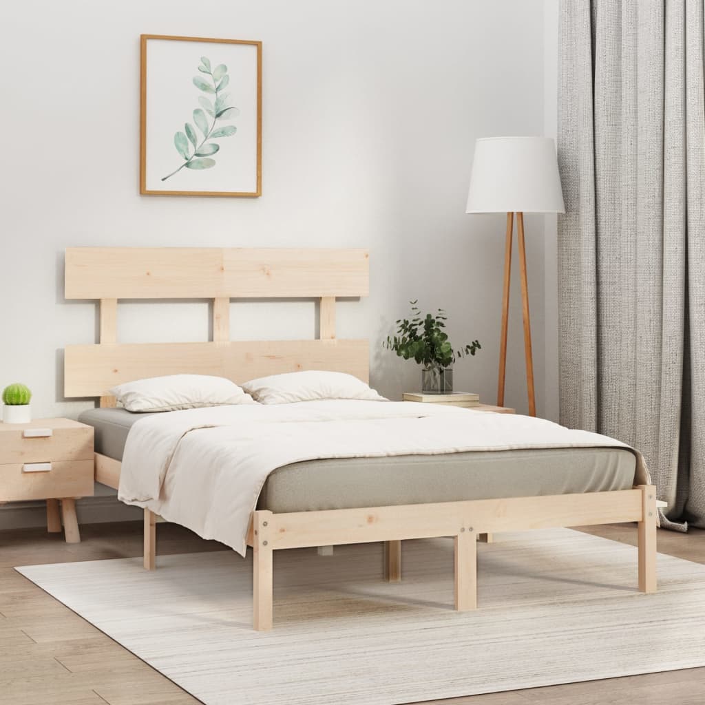 Bedframe massief hout 120x190 cm is nu te koop bij PeponiXL, paradijselijk wonen!
