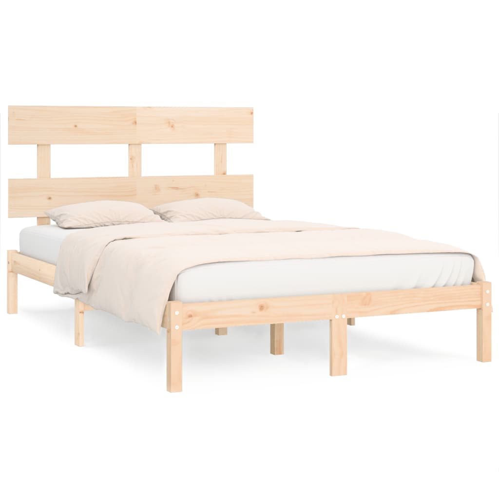 Bedframe massief hout 200x200 cm is nu te koop bij PeponiXL, paradijselijk wonen!