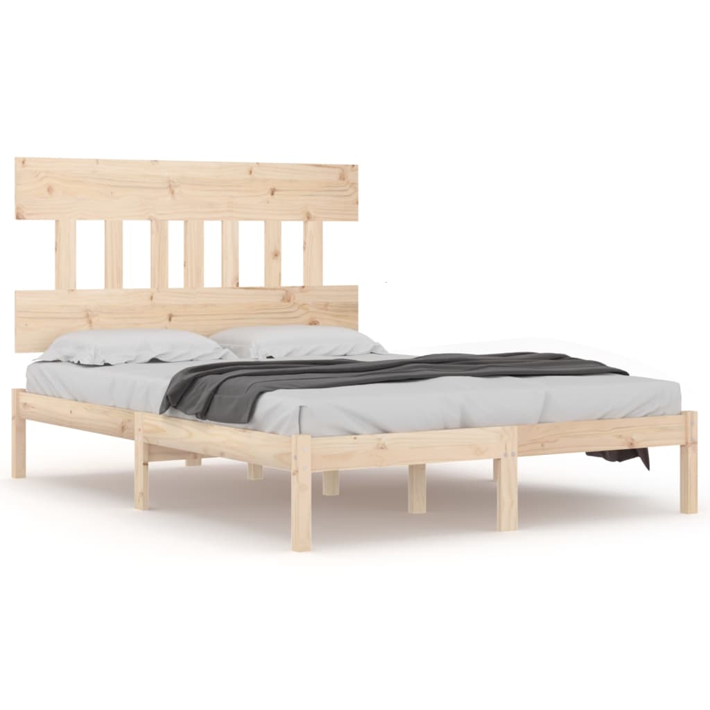 Bedframe massief hout 120x190 cm is nu te koop bij PeponiXL, paradijselijk wonen!