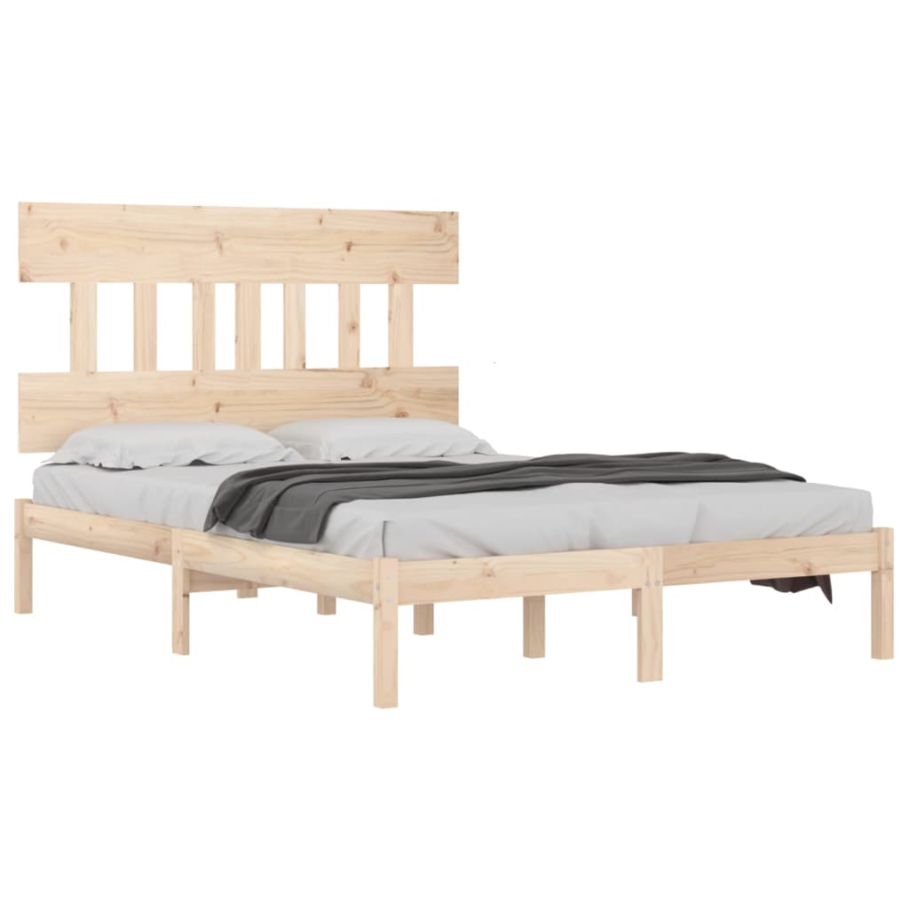 Bedframe massief hout 120x190 cm is nu te koop bij PeponiXL, paradijselijk wonen!