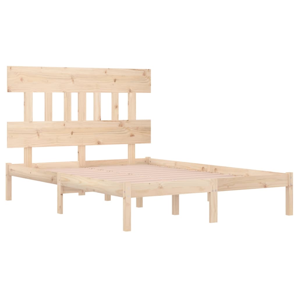 Bedframe massief hout 120x190 cm is nu te koop bij PeponiXL, paradijselijk wonen!