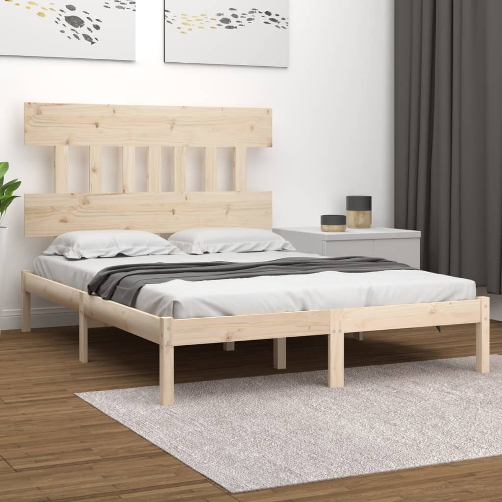 Bedframe massief hout 120x190 cm is nu te koop bij PeponiXL, paradijselijk wonen!
