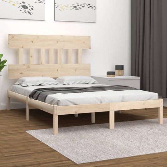 Bedframe massief hout 120x190 cm is nu te koop bij PeponiXL, paradijselijk wonen!