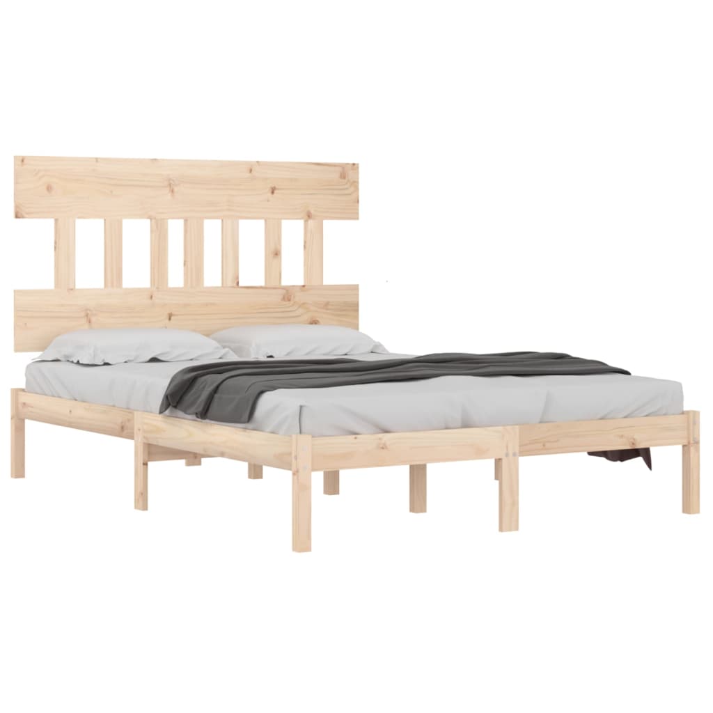 Bedframe massief hout 200x200 cm is nu te koop bij PeponiXL, paradijselijk wonen!