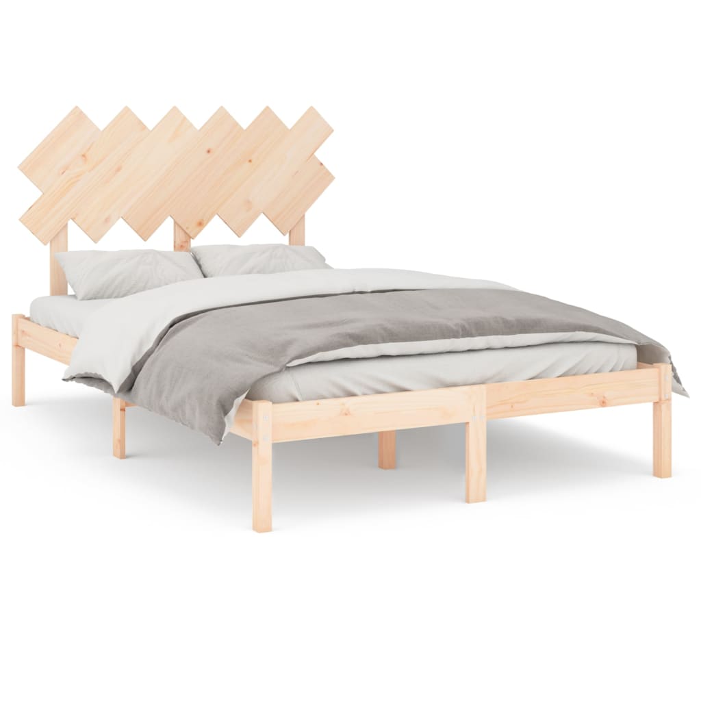 Bedframe massief hout 120x190 cm is nu te koop bij PeponiXL, paradijselijk wonen!