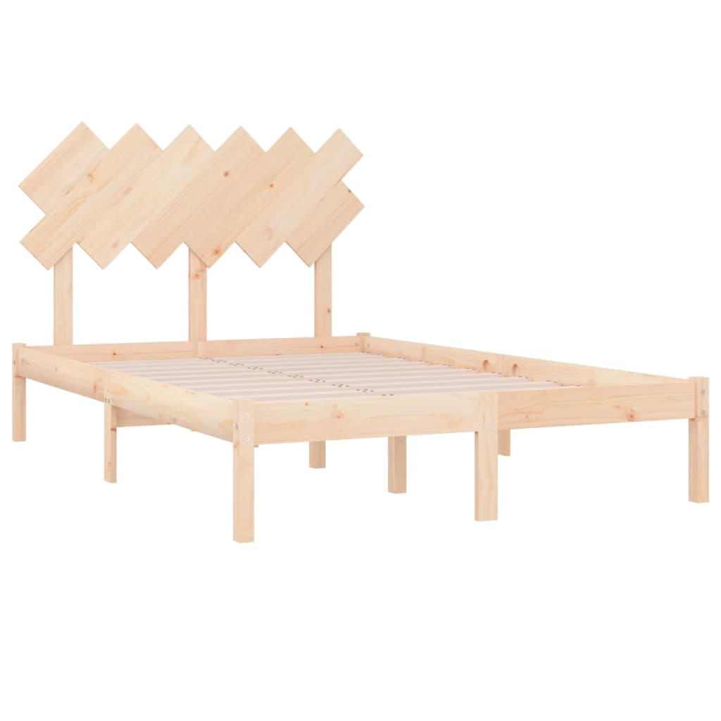 Bedframe massief hout 120x190 cm is nu te koop bij PeponiXL, paradijselijk wonen!
