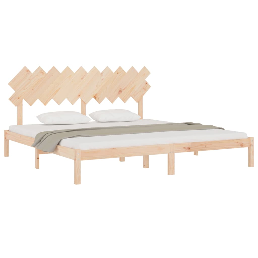Bedframe massief hout 200x200 cm is nu te koop bij PeponiXL, paradijselijk wonen!