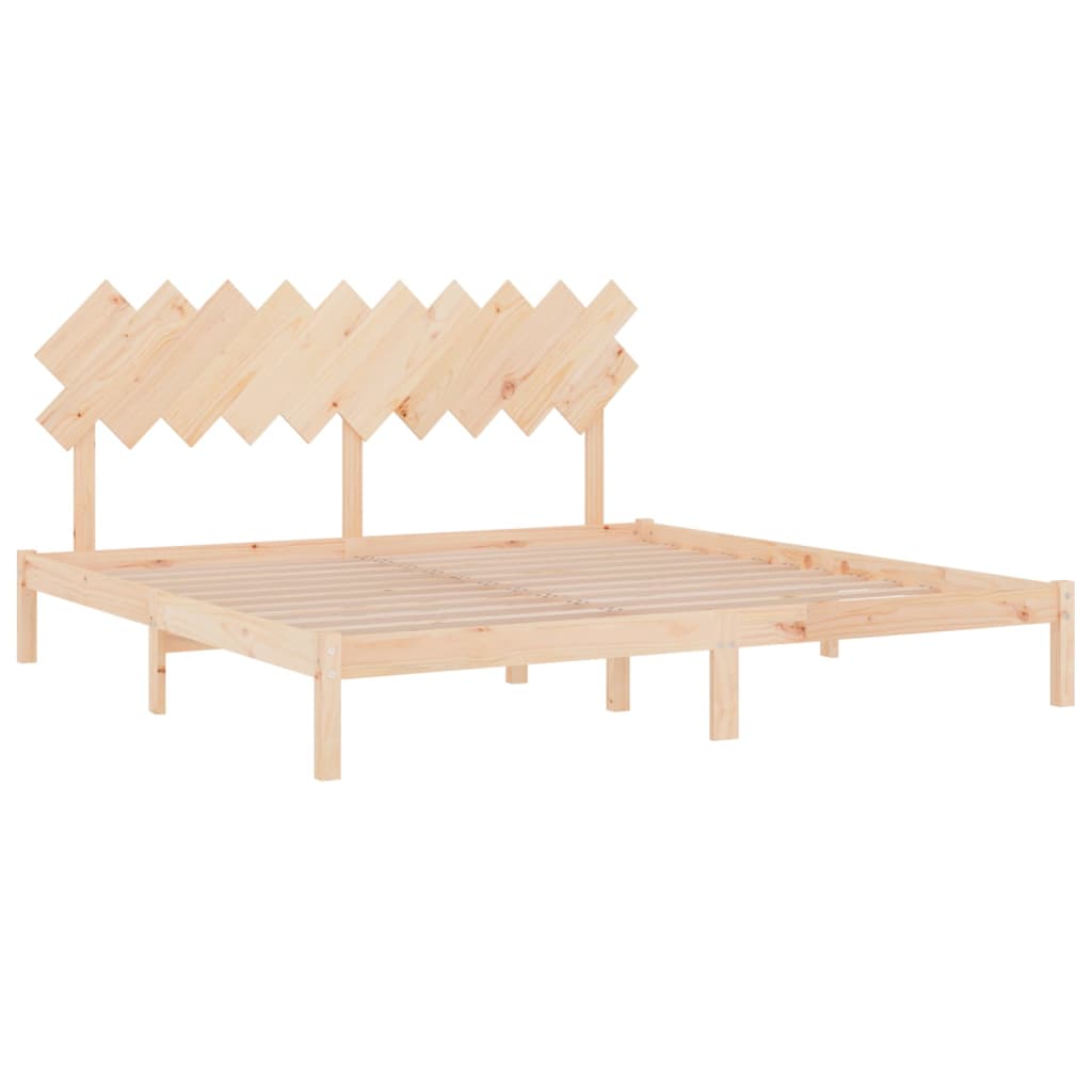 Bedframe massief hout 200x200 cm is nu te koop bij PeponiXL, paradijselijk wonen!