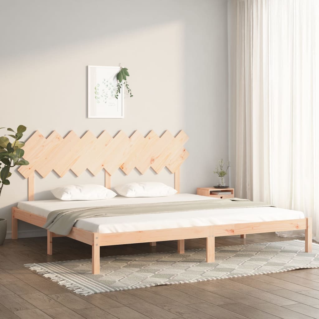Bedframe massief hout 200x200 cm is nu te koop bij PeponiXL, paradijselijk wonen!