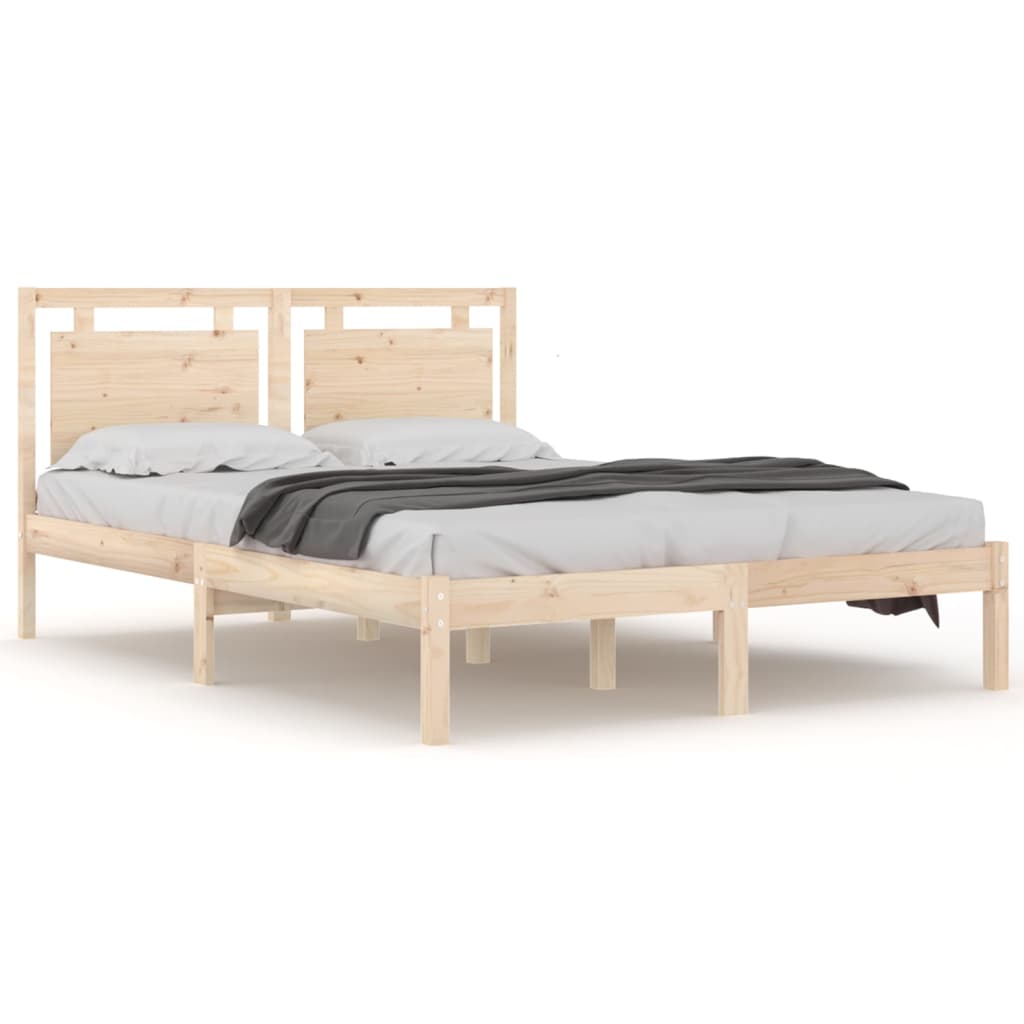 Bedframe massief hout 200x200 cm is nu te koop bij PeponiXL, paradijselijk wonen!