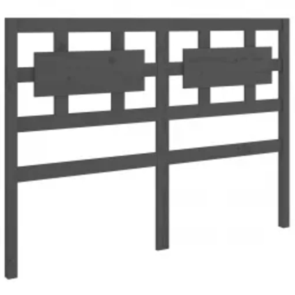 Bedframe massief hout grijs 200x200 cm is nu te koop bij PeponiXL, paradijselijk wonen!