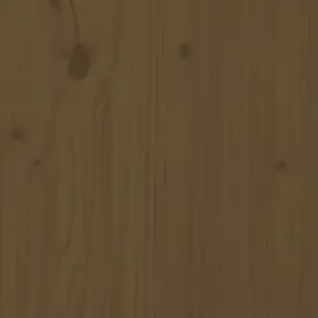 Bedframe massief hout honingbruin 200x200 cm is nu te koop bij PeponiXL, paradijselijk wonen!