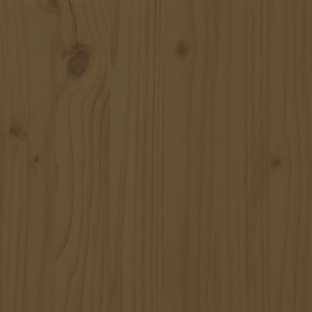 Bedframe massief hout honingbruin 200x200 cm is nu te koop bij PeponiXL, paradijselijk wonen!