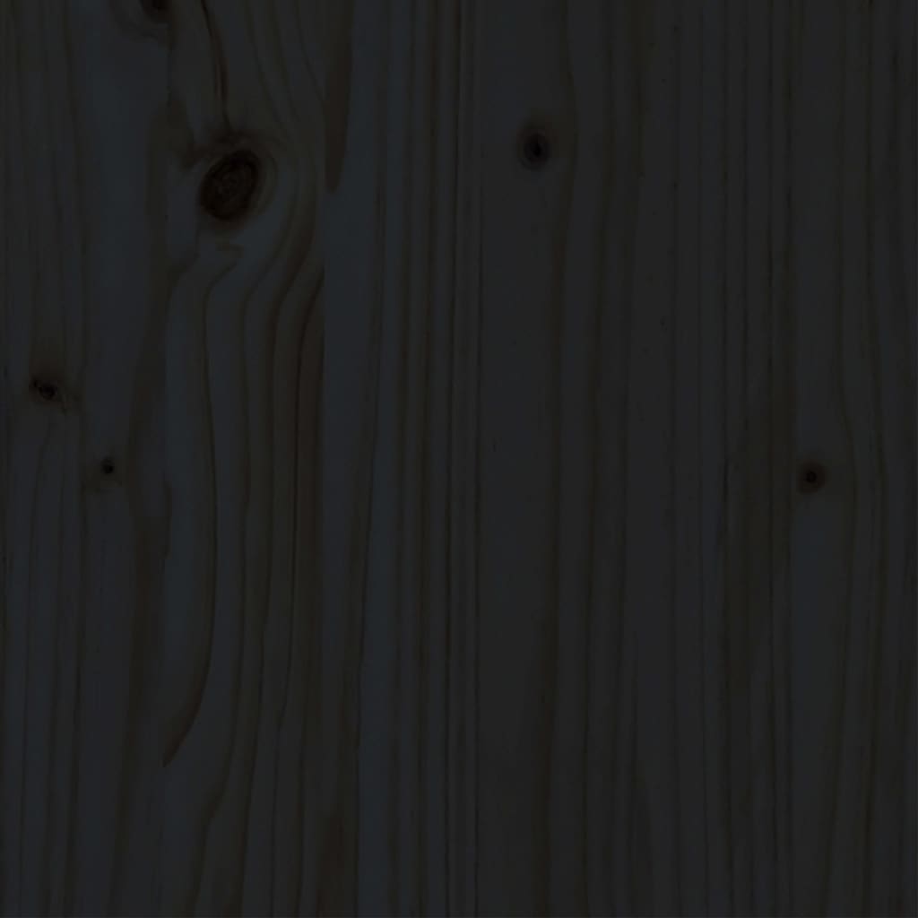 Bedframe massief hout zwart 200x200 cm is nu te koop bij PeponiXL, paradijselijk wonen!