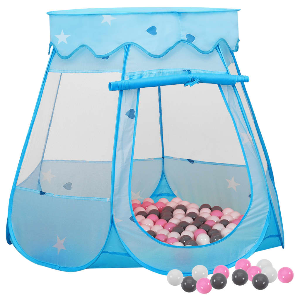 Kinderspeeltent met 250 ballen 102x102x82 cm blauw is nu te koop bij PeponiXL, paradijselijk wonen!