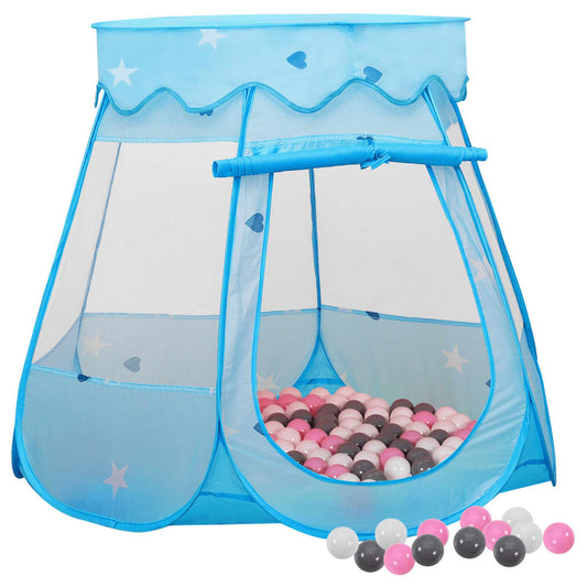 Kinderspeeltent met 250 ballen 102x102x82 cm blauw is nu te koop bij PeponiXL, paradijselijk wonen!