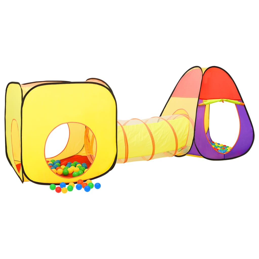 Kinderspeeltent met 250 ballen 255x80x100 cm meerkleurig is nu te koop bij PeponiXL, paradijselijk wonen!
