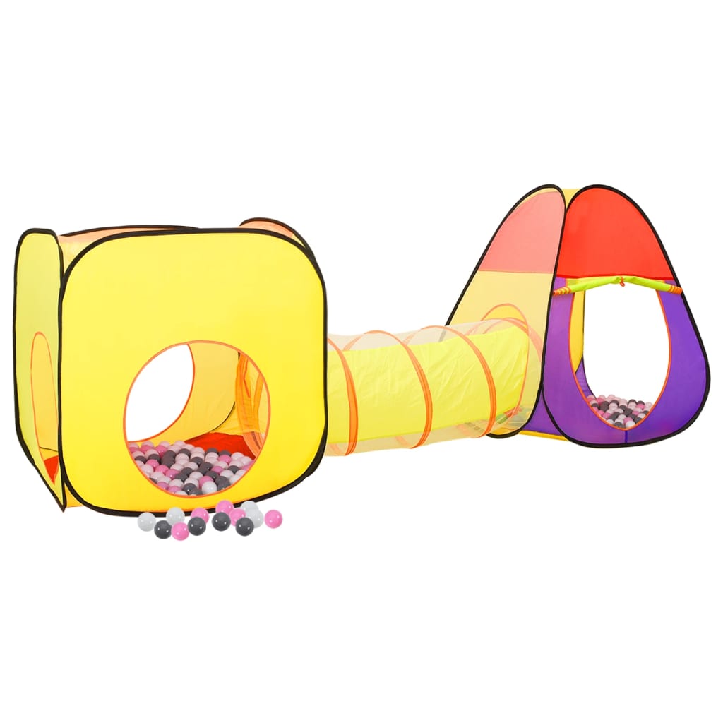 Kinderspeeltent met 250 ballen 255x80x100 cm meerkleurig is nu te koop bij PeponiXL, paradijselijk wonen!