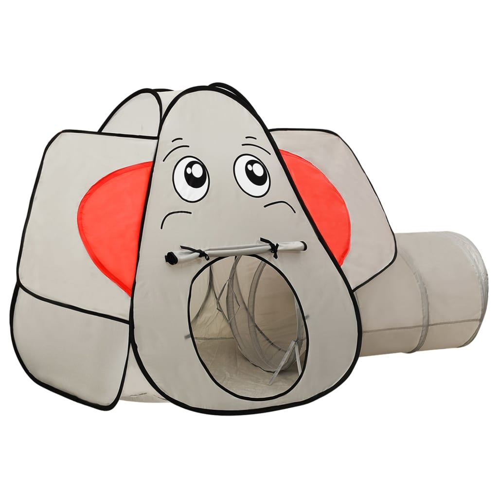 Kinderspeeltent met 250 ballen olifant 174x86x101 cm grijs is nu te koop bij PeponiXL, paradijselijk wonen!