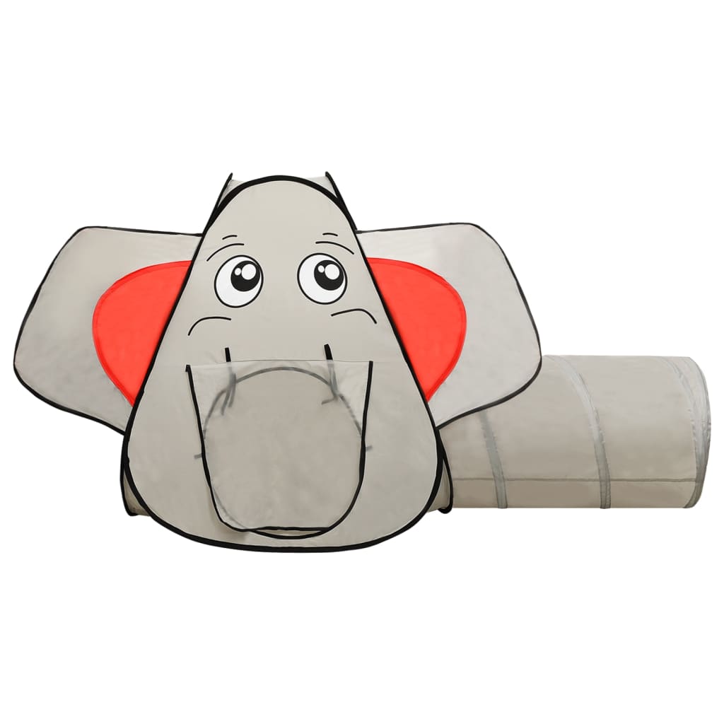 Kinderspeeltent met 250 ballen olifant 174x86x101 cm grijs is nu te koop bij PeponiXL, paradijselijk wonen!