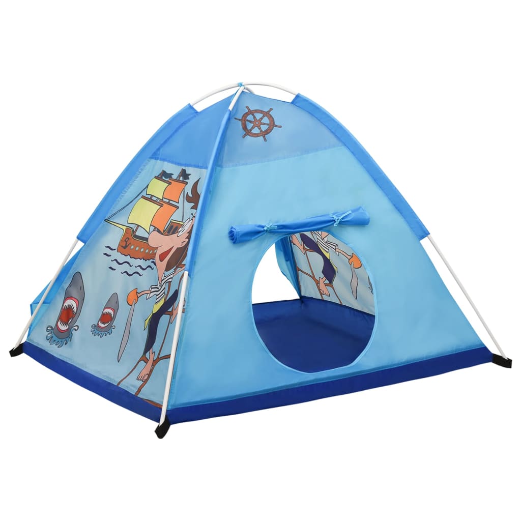 Kinderspeeltent met 250 ballen 120x120x90 cm blauw is nu te koop bij PeponiXL, paradijselijk wonen!