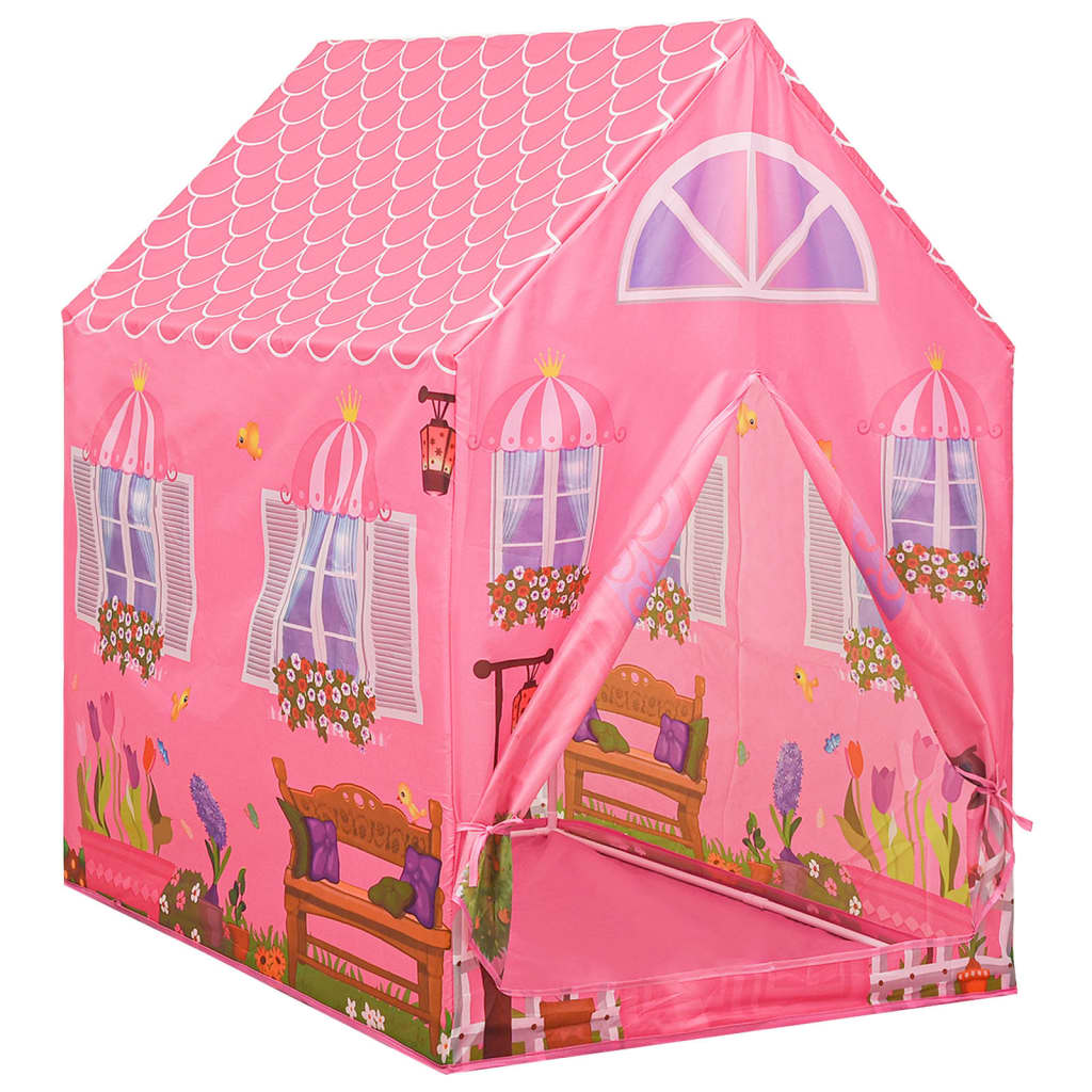 Kinderspeeltent met 250 ballen 69x94x104 cm roze is nu te koop bij PeponiXL, paradijselijk wonen!
