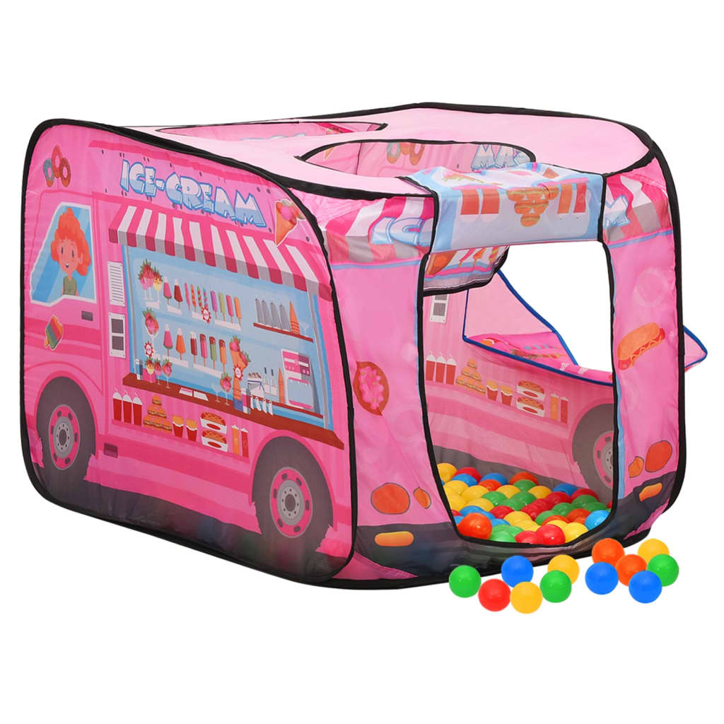 Kinderspeeltent met 250 ballen 70x112x70 cm roze is nu te koop bij PeponiXL, paradijselijk wonen!