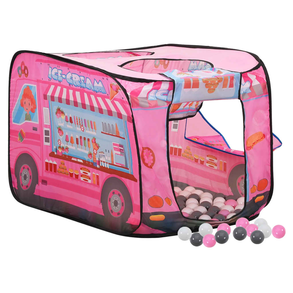 Kinderspeeltent met 250 ballen 70x112x70 cm roze is nu te koop bij PeponiXL, paradijselijk wonen!