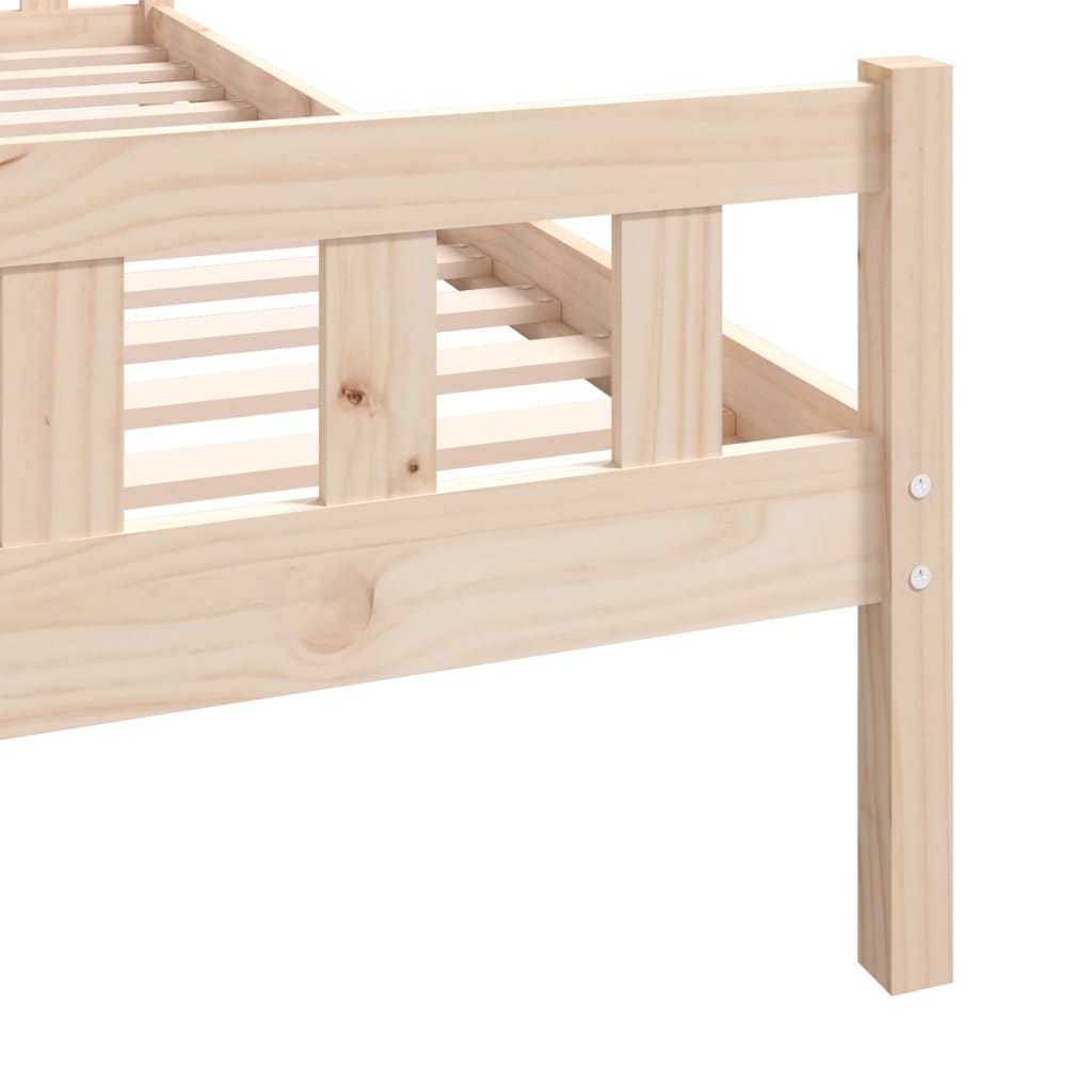Bedframe massief hout 75x190 cm is nu te koop bij PeponiXL, paradijselijk wonen!